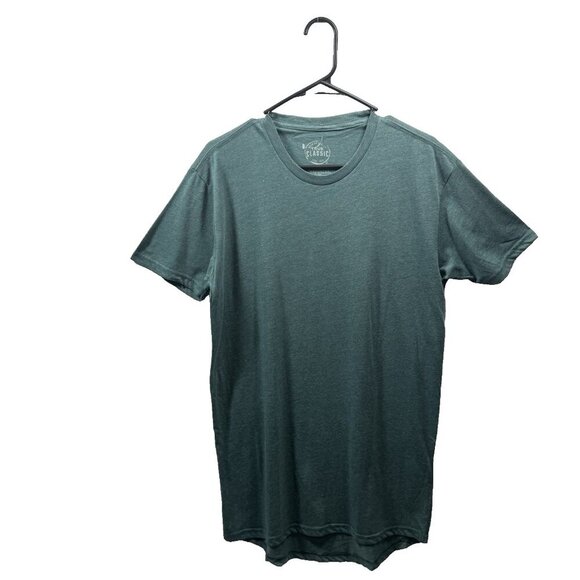 True Classic T-Shirt Men's Teal Green Crew Neck Short Sleeve Casual Tee Size M - Picture 1 of 6